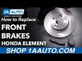 How to Replace Front Brakes 2003-11 Honda Element