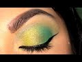 Easy LIME GREEN Eye Makeup | Eye Makeup for Beginners