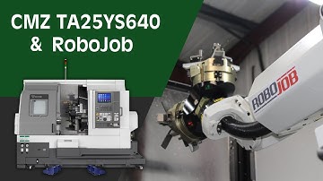 CMZ TA25YS640 & RoboJob Integration | Atkinson Engineering