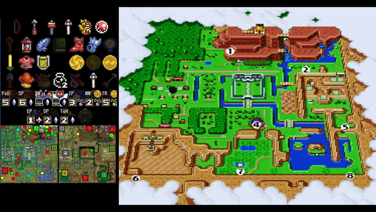 Legend of Zelda: A Link to the Past Randomizer Overworld Item