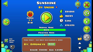 Sunshine by Unzor|| Geometry Dash 2.11
