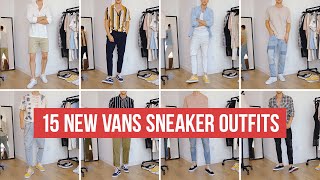 15 NEW Ways to Style Vans Sneakers | Men’s Fashion | Outfit Ideas