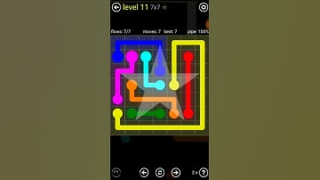 Flow Free Regular pack 7×7 level 11