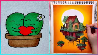 The BEST Art Ideas to Do When You're Feeling Bored 🔥 ▶4