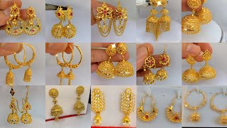 Gold earrings designs new model 2023 - Gold Earrings designs | Glorious Jewelry