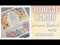 Colour along  rooms of wonder by johanna basford  honey room  part 1