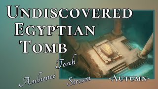 Undiscovered Egyptian Tomb 𓀃𓀉 Torch, Stream, Harp, Koto | Perplexed & Uncertainty | Ambience music screenshot 2