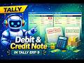 Debit Note & Credit Note in Tally ERP 9 (Hindi) | GST Entry with Example | Full Guide