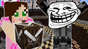 Minecraft: BLOCK MONSTERS TROLLING GAMES - Lucky Block Mod - Modded Mini-Game