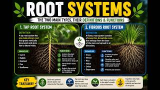 All Root Systems Explained | Tap, Fibrous & Adventitious | Class 11 NCERT | CBSE |