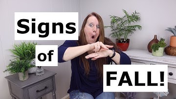 ASL & ESL: 5 meanings of FALL