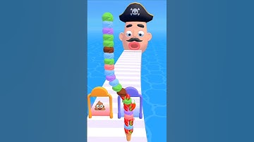 Stacky Ice Cream Runner🍧new update level 🍦#gameplay #games #funny #squid game#shorts