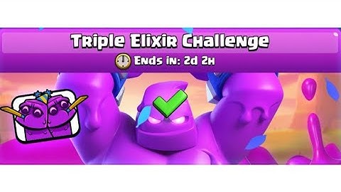 Clash Royale: Triple Elixir Challenge | New Deck | Elixir Cost- 4.4 | #dkjag #clashroyale #trending