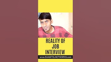 REALITY OF JOB INTERVIEW | YOU are rejected #shorts