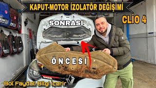 Kaput Altı Ve Motor İzolatör Yenileme | Clio 4 Kronik Sorun mu? | #clio4 #tadilattamirat