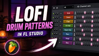 Lo-fi Drum Patterns in FL STUDIO 🥁