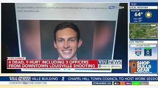 Louisville bank employee livestreamed attack; armed with a rifle opened fire that killed 4