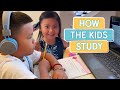 OUR DISTANCE LEARNING ROUTINE (How our kids go to school) - Alapag Family Fun