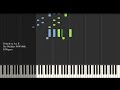 Prelude to Act II - Die Walküre WWV86b - R Wagner - Synthesia Piano Tutorial