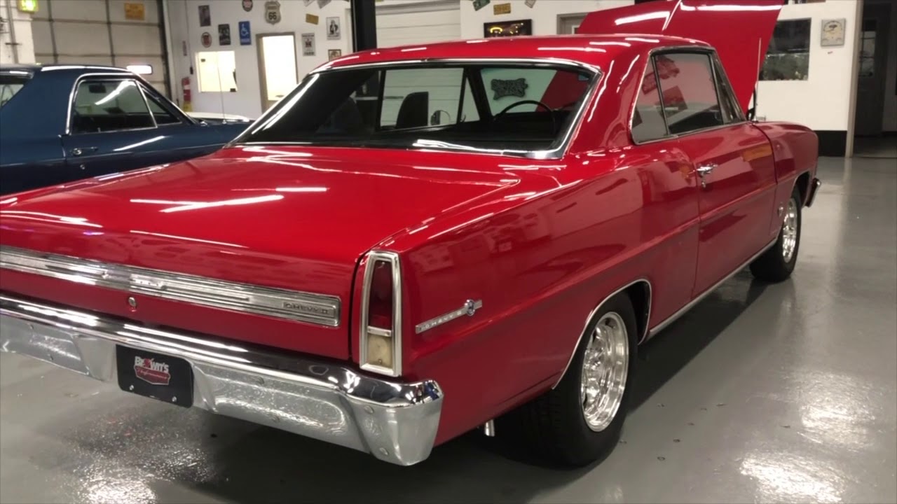 1967 Chevrolet Nova start up & walk through