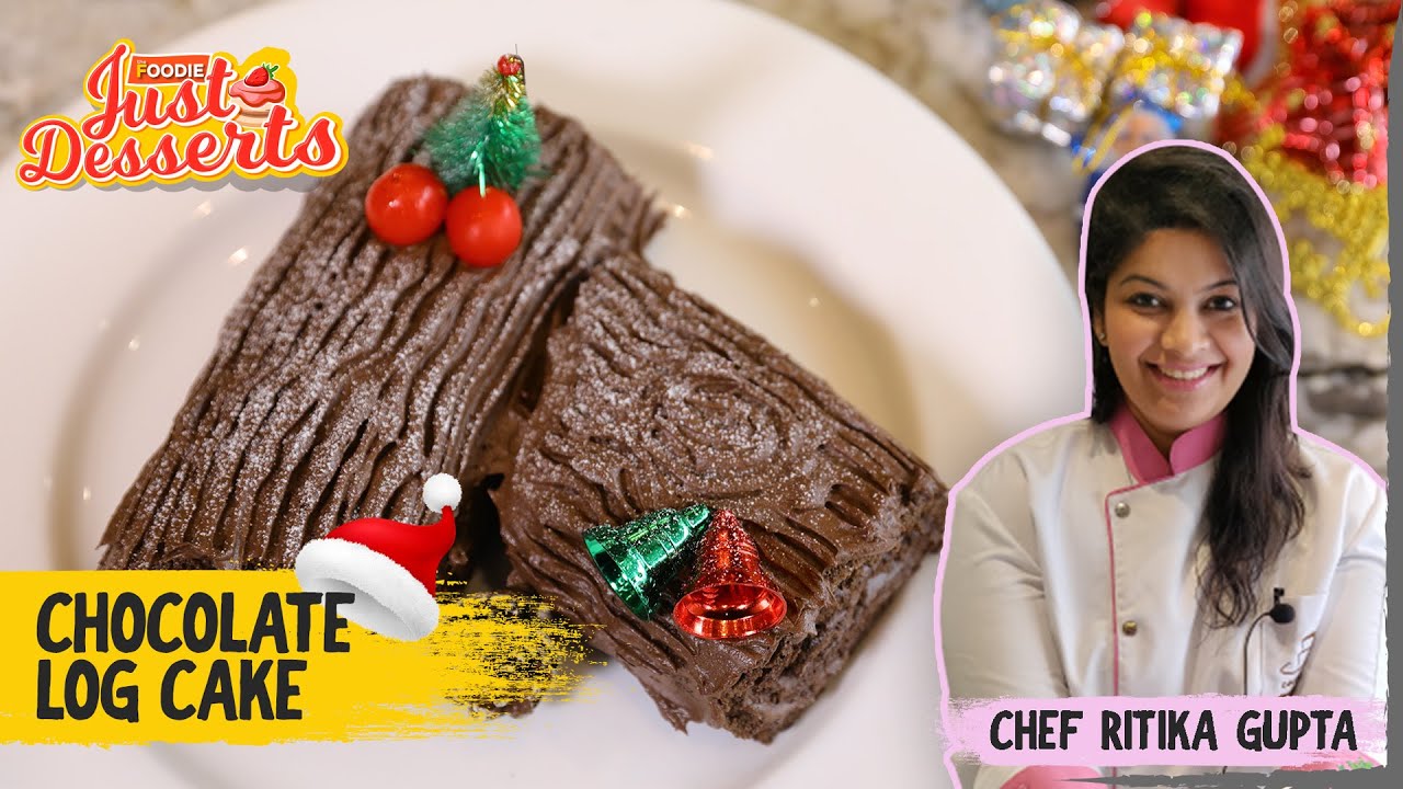 Christmas Chocolate Log Cake Recipe Christmas Special Log Cake The