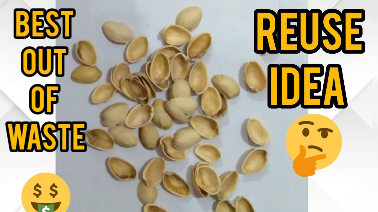 Reuse Idea Of Pista shells || Flower by pista shells || #reuseidea #diy ...