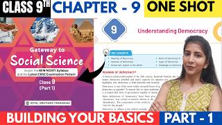 Understanding Democracy | Class 9th SST Chapter - 9 Part - 1 | Detail Explanation |