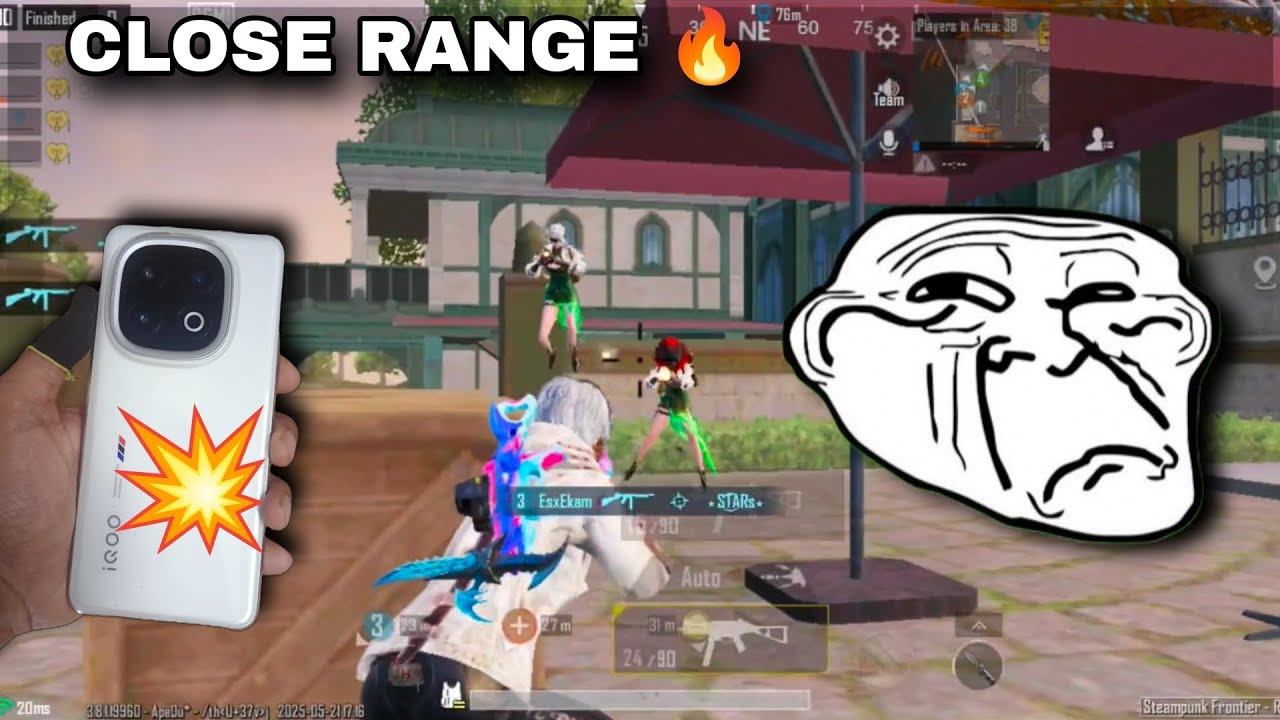 Best CLOSE Encounter Player 🔥 | IQOO 13 BGMI 120FPS | FISLYISLIVE - YouTube