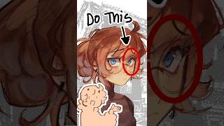 A beginner mistake too facial anatomy #art #digitalart #tutorial #tips