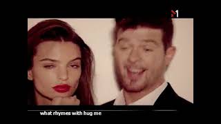 Robin Thicke, T.I., Pharrell - Blurred Lines - (М1) (Со словами)