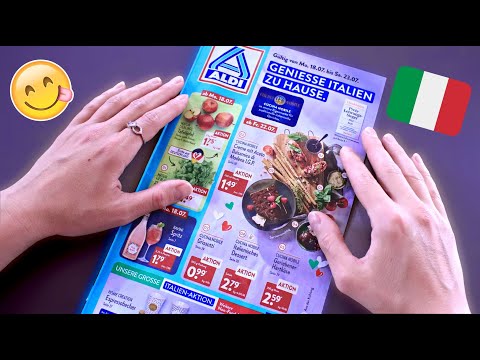 ASMR ALDI PROSPEKT JULI 2022 (TRACING, PAPER SOUNDS, PAGE TURNING) | GEFLÜSTERT/ WHISPERED