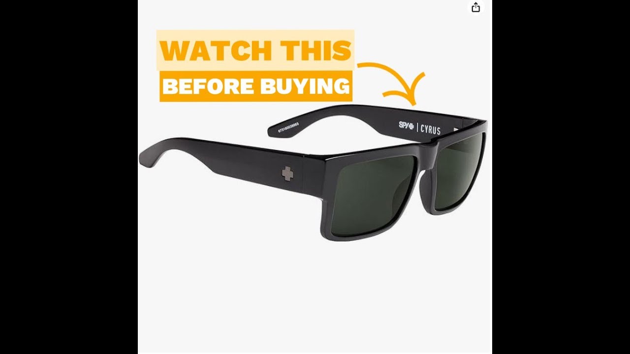 Sleek, Sporty & Protective – SPY Optic Cyrus Sunglasses for Everyday Wear