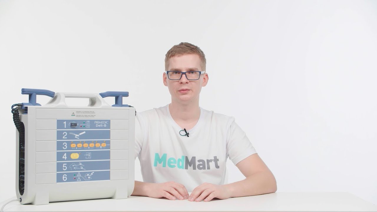 Обзор дефибриллятора Primedic DEFI-B с принадлежностями.