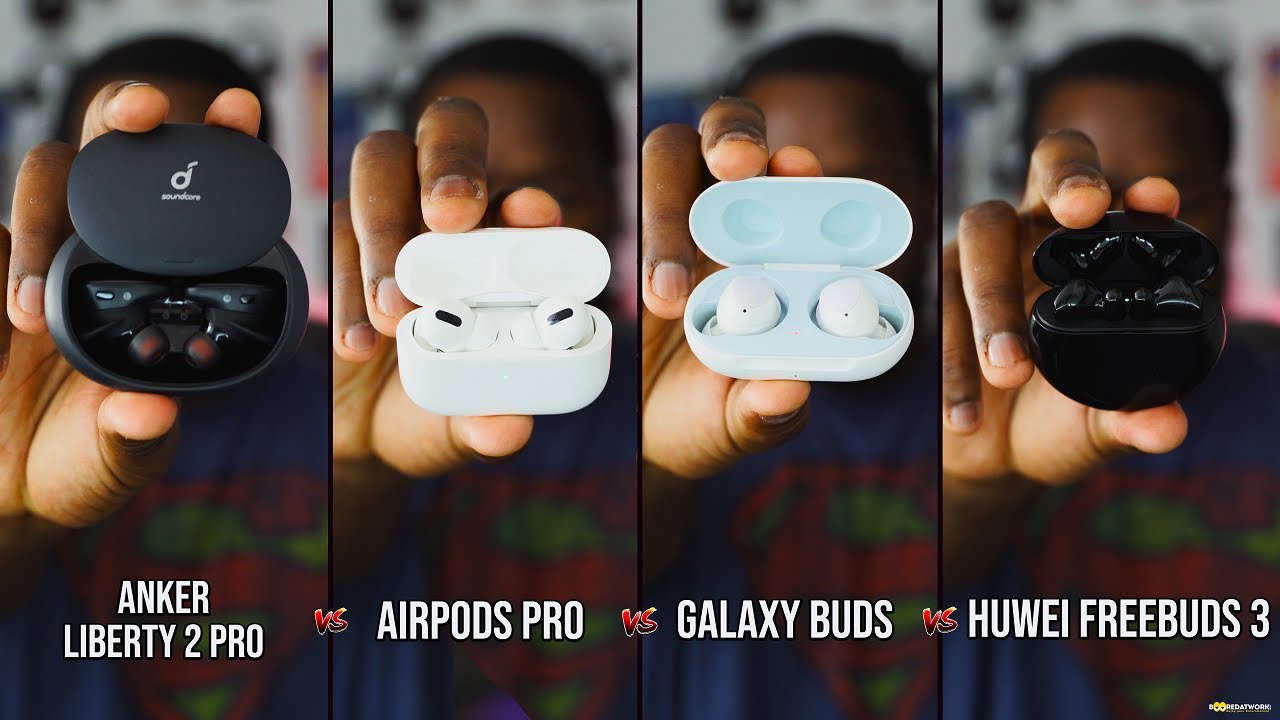 Stick out Control Monastery AirPods Pro vs Galaxy Buds vs Huawei Freebuds 3 vs Soundcore Liberty 2 Pro  - YouTube