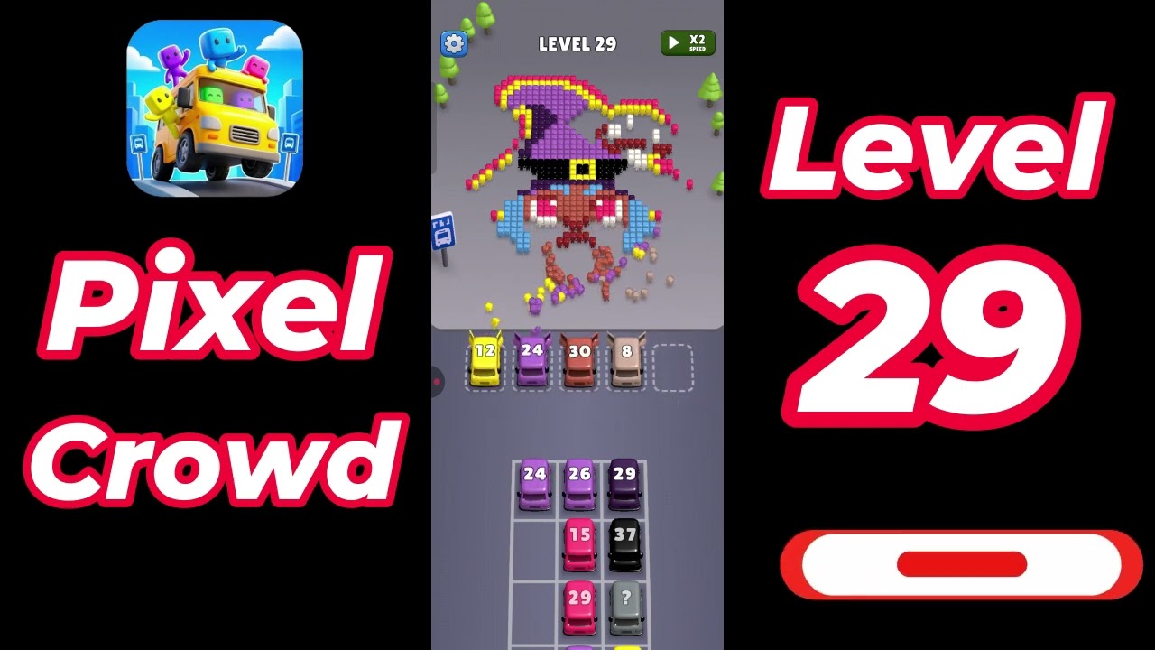 Pixel Crowd Level 29 Walkthrough | Full Gameplay Solution