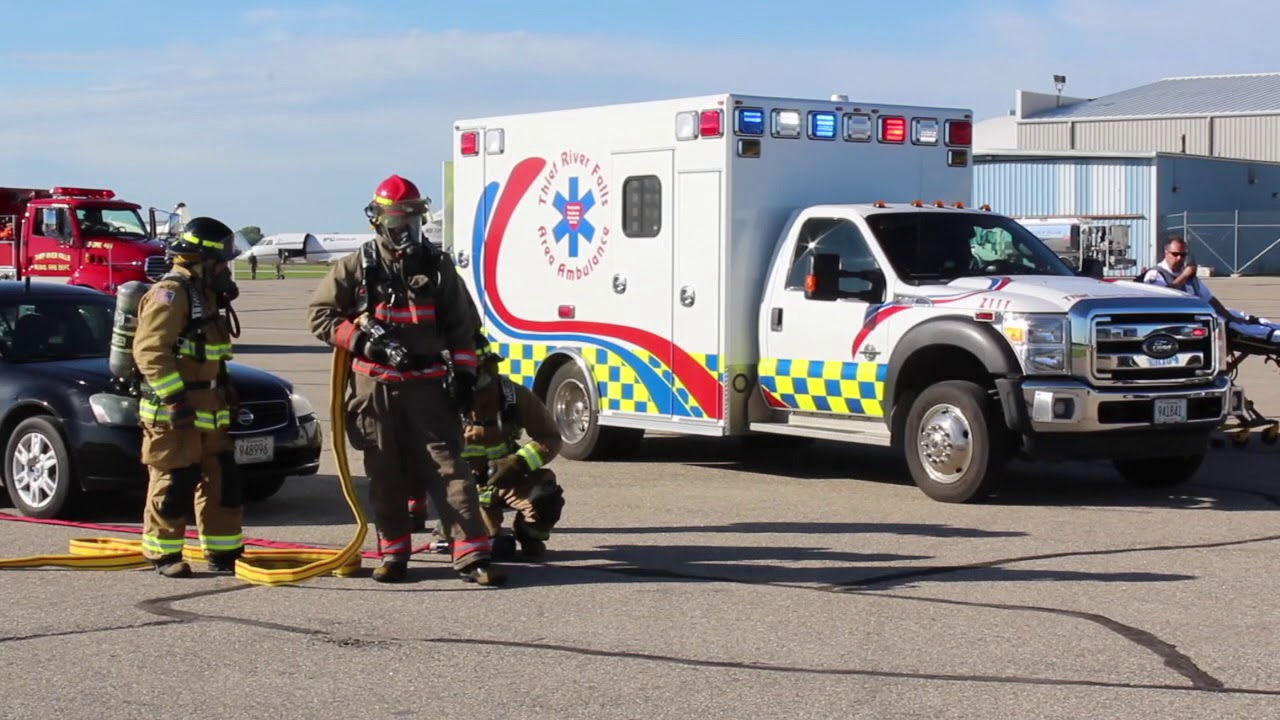 Drill at the Thief River Falls Regional Airport YouTube