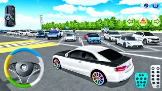 Black Car with Rainbow Wheels 😍🔥 Extreme Car Parking Simulator Gameplay | Realistic  screenshot 3