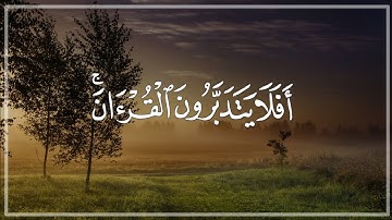 أَفَلَا يَتَدَبَّرُونَ الْقُرْآنَ ؍🌸 َِ💛 | اجمل حالات واتس اب قران كريم بصوت جميل جدا