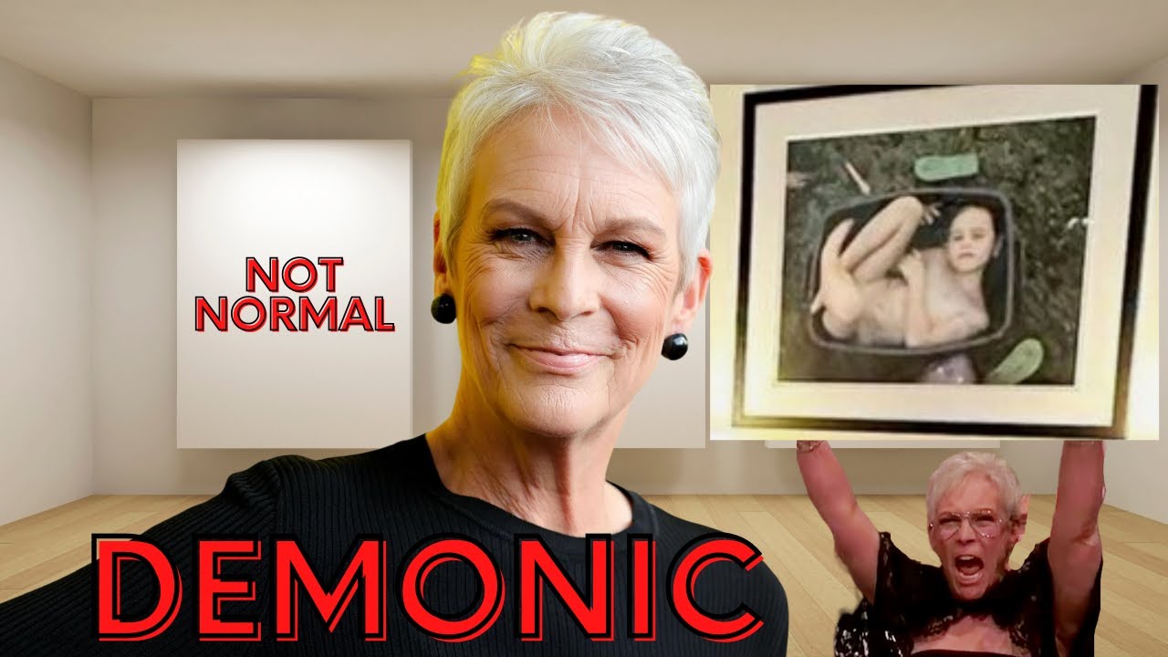 Jamie Lee Curtis Faces Backlash Over Painting! This Isn't Normal It's  DEMONIC! - YouTube