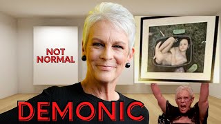 Jamie Lee Curtis Faces Backlash Over Painting This Isnt Normal Its Demonic