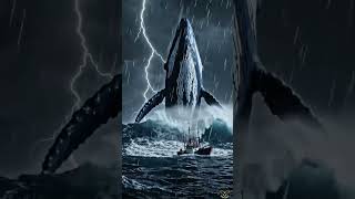 Whale’s Giant Fury! 🌊🐋 | The Ocean’s Most Powerful Giant #shorts