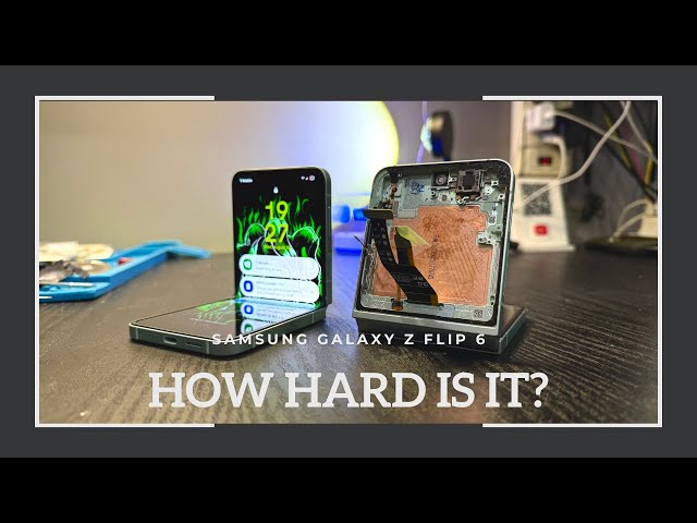 Replacing A Screen a Galaxy Z Flip 6 - Detailed Tutorial - YouTube