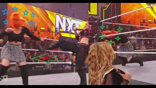 Gigi Dolin Did Her Best To Sell Alba Fyres Weak Kick On Nxt 10.18.22