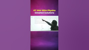 IIT JAM 2024 Physics Paper Solutions @VedPrepPhysicsAcademy #physicsstudent #vedprepshorts