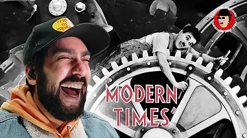 Modern Times (1936) FIRST TIME WATCHING!! | MOVIE REACTION & COMMENTARY!!