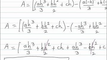 Proof of area under the curve using Simpson