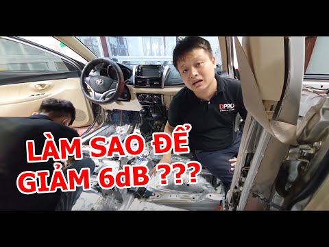 Video Chống ồn Full xe cho Vios - Thi công và test thông số... - youtube