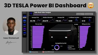 How to Build a 3D Interactive Tesla Dashboard in Power BI | Full Power BI Tutorial