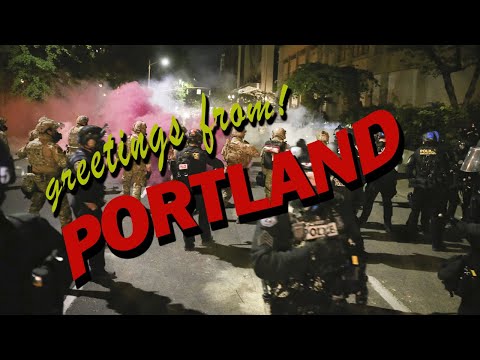 the peaceful protesters of Portland