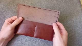 Кожаное портмоне своими руками из старого блокнота / Как сделать кошелек из ничего / СДЕЛАЙ САМ